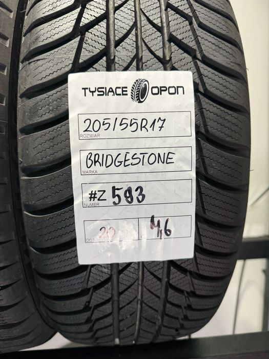 Opony Zimowe 205/55/17 Bridgestone Blizzak Komplet #Z593