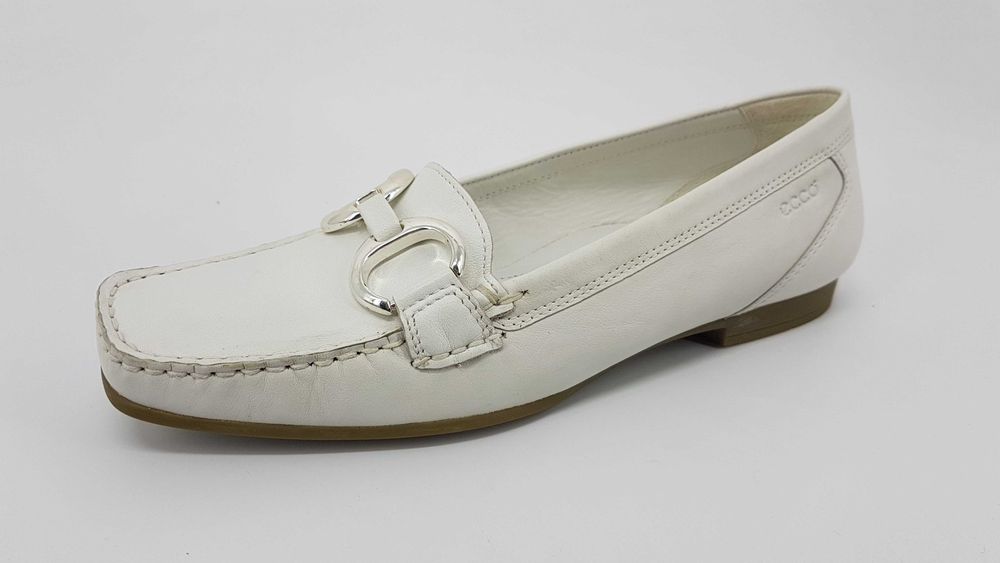 Шкіряні мокасини туфлі Ecco eur-39 устілка 26 см на стопу 25 см