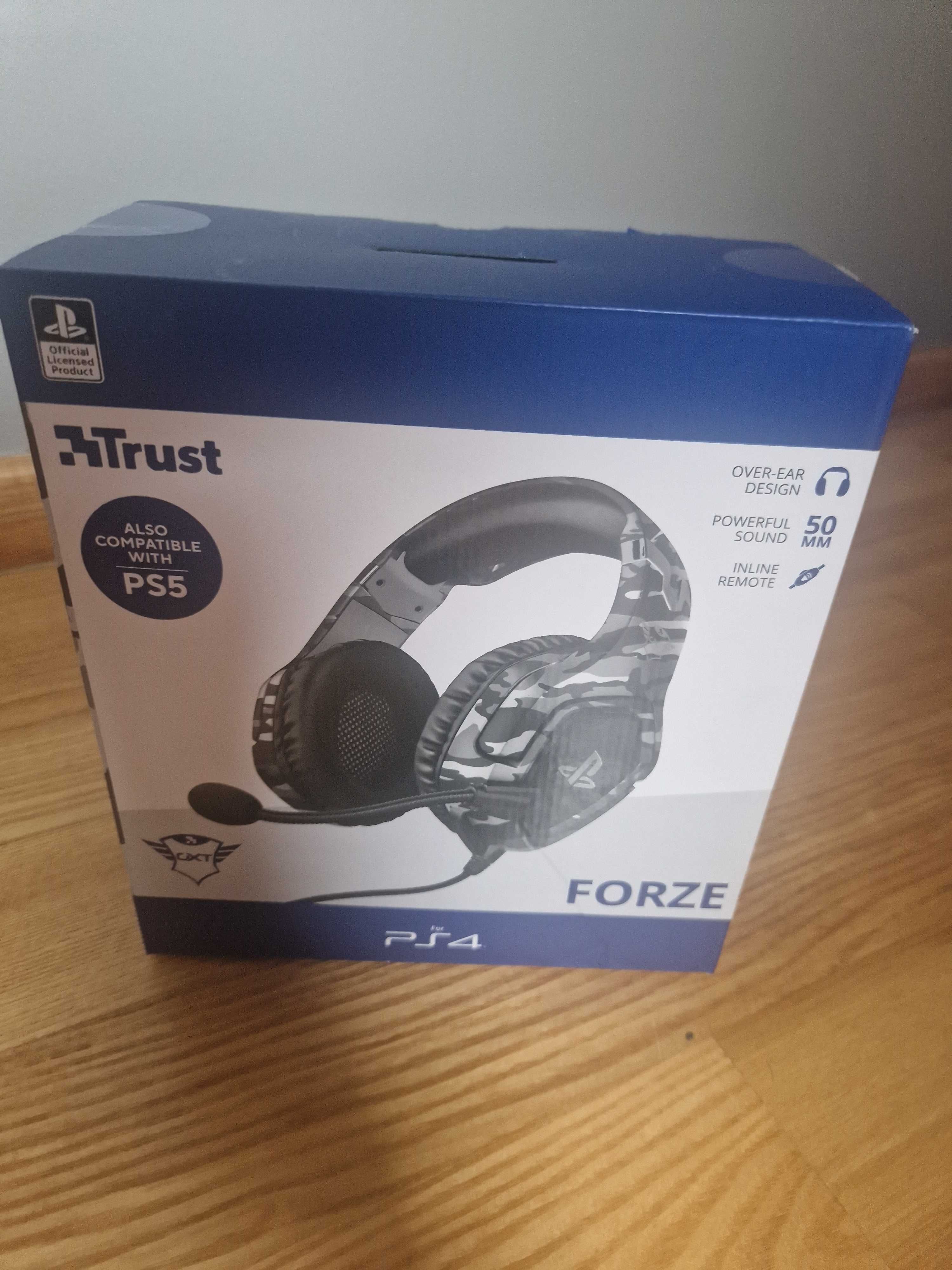 Słuchawki z mikrofonem PS4