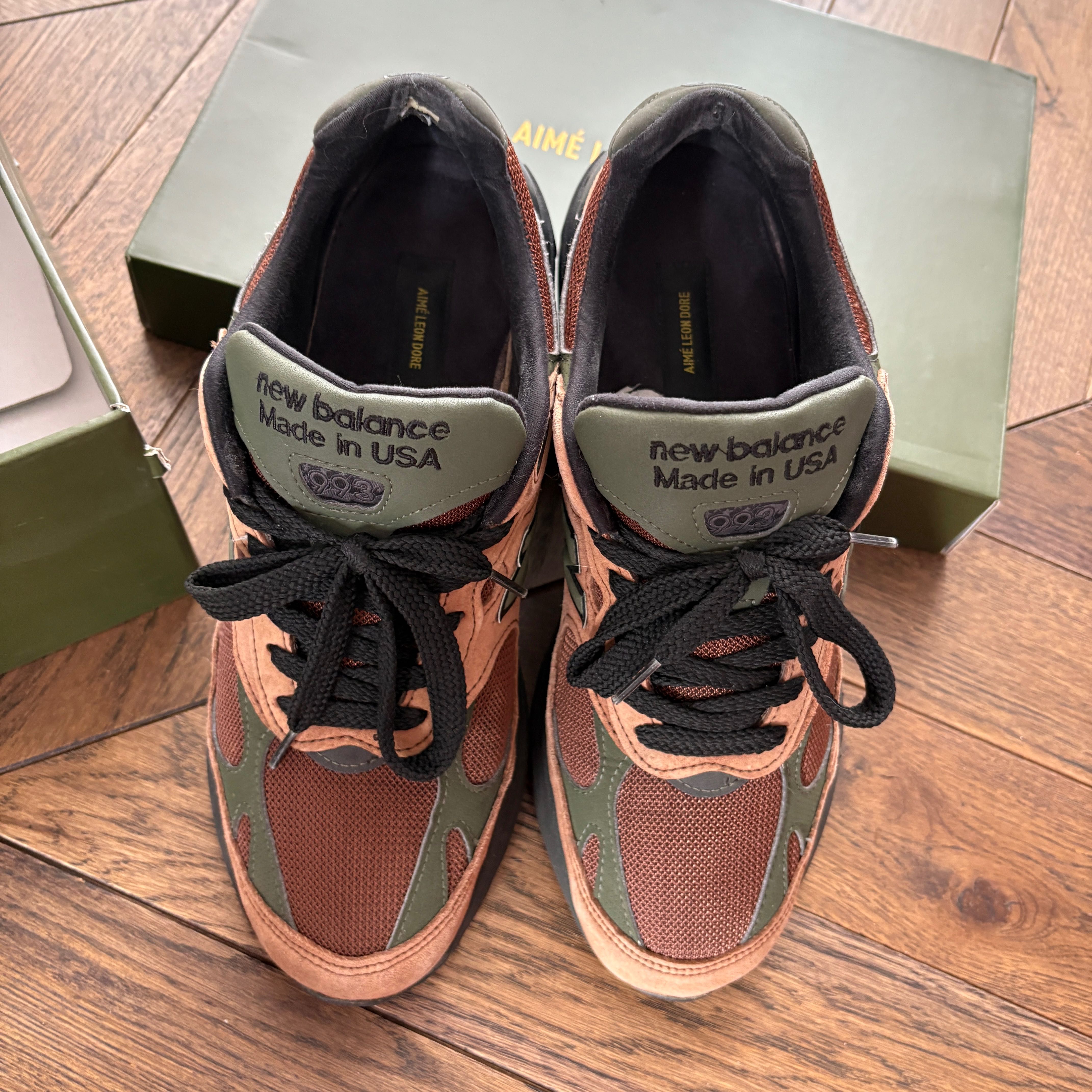 Легендарные AIMÉ LEON DORE X NEW BALANCE 993  Brown 43 рр