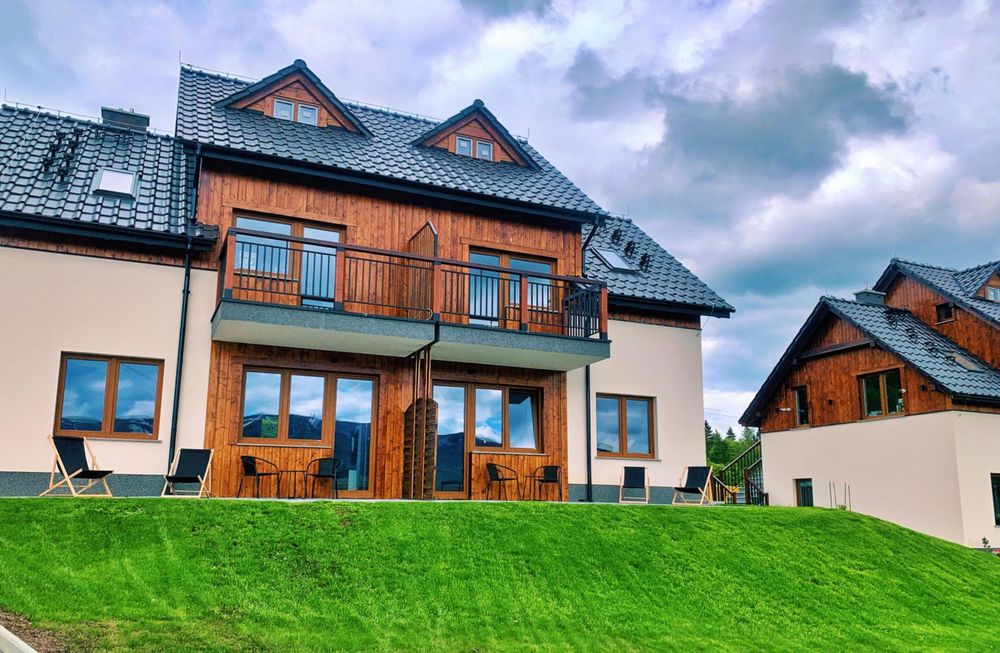 Apartament z prywatnym tarasem widokiem na Góry Jacuzzi Sauna Basen