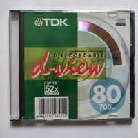 Компакт диски TDK CD-R 700Mb / 80min чистые диски болванки Новые