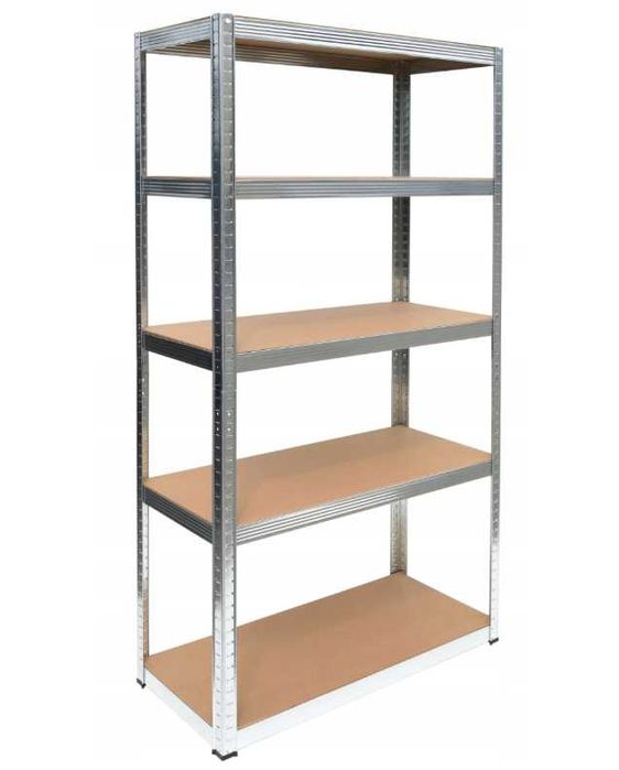 Regał magazynowy garażowy do piwnicy NOWY 875kg 5 poziomów 180x90x40cm