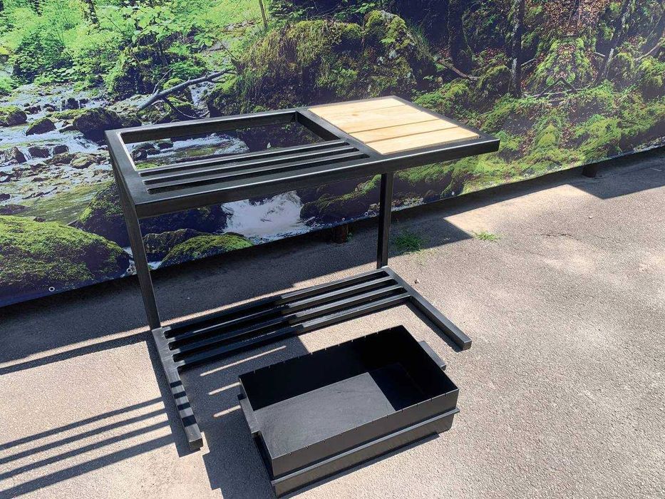 Мангал із жаростійкої сталі