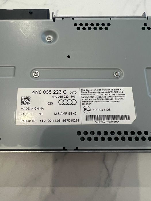 Підсилювач аудіосистеми BANG OLUFSEN для Audi 4N0 035 223 C