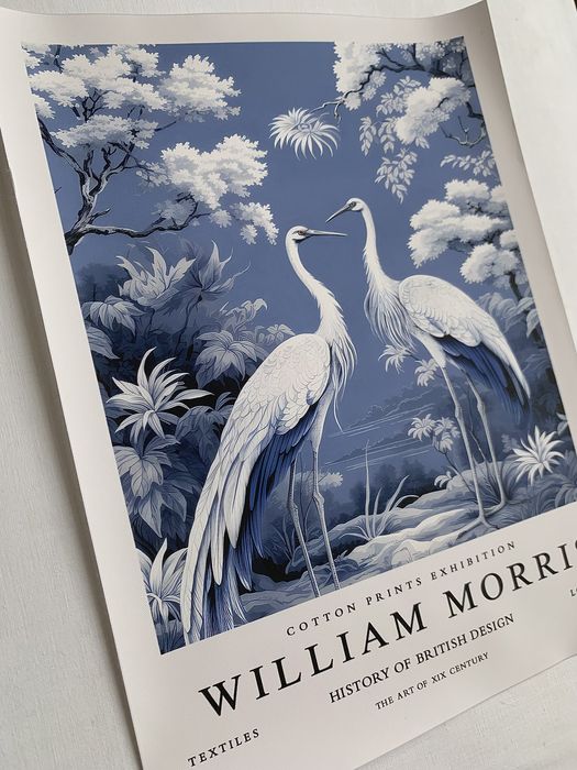 Gobelin na płótnie/William Morris/Two Crane