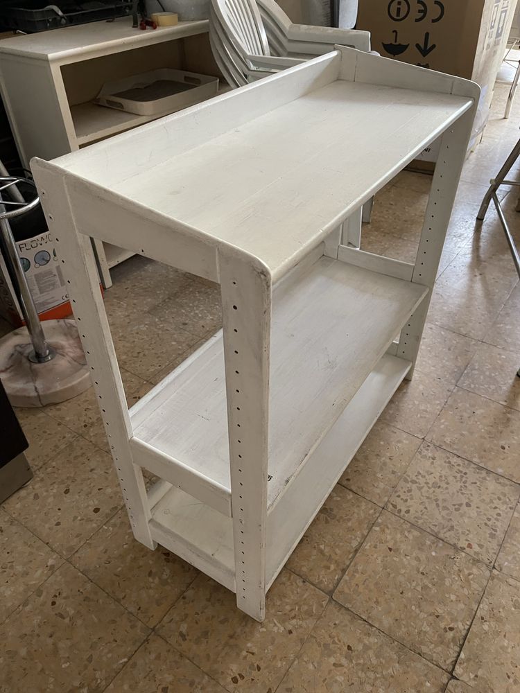 Movél branco prateleiras