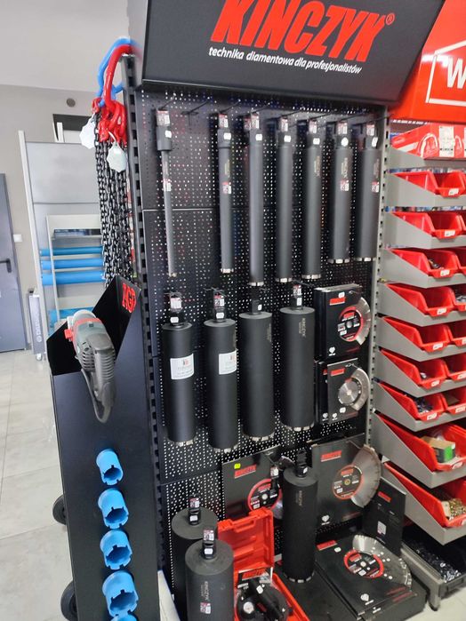 Nowa wiertnica diamentowa AGP DM52D + MIKROUDAR + gratis wiertło 62 !