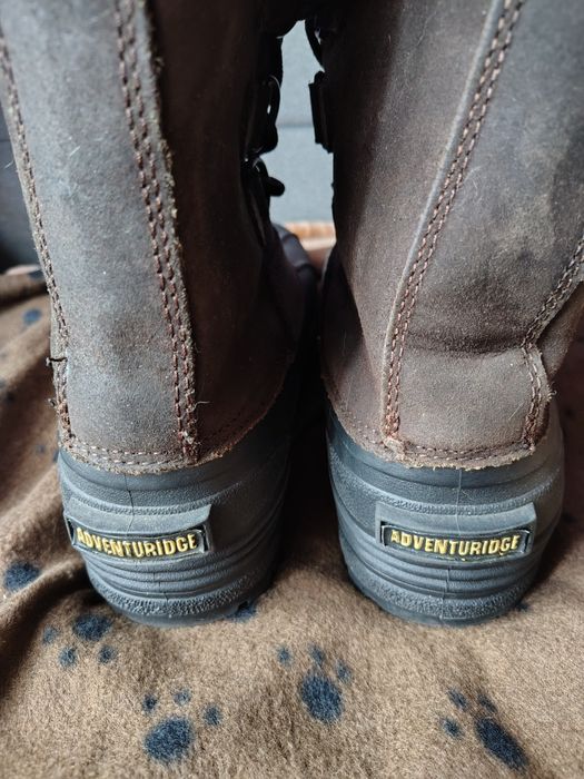 Adwenturidge. Buty skorzano-gumowe.