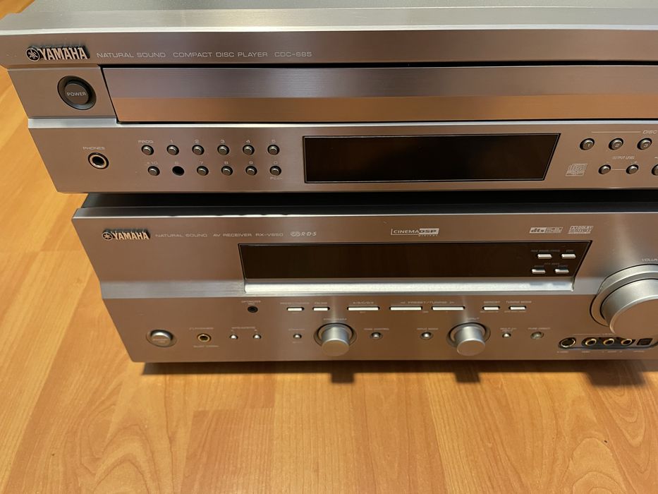 Ресивер RX-V650.    CD-чейнджер Yamaha CDC-685.