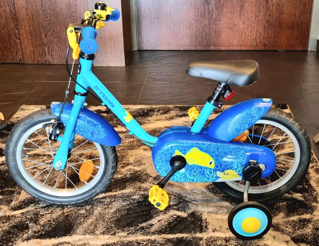 Bicicleta de criança 3-5 anos 500 BTWIN 14 polegadas