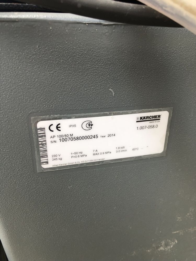 Odkurzacz+ myjka ciśnieniowa KARCHER Ap 100/50 M import Niemcy stan bd