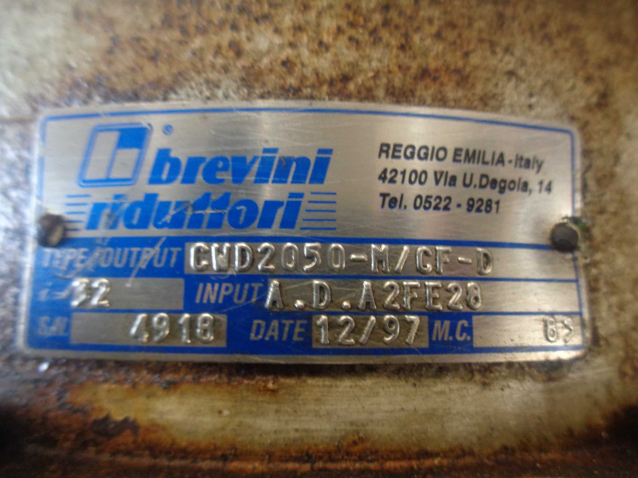 Zwolnica BREVINI RIDUTTORI CWD2050-M/CF-D wózek widłowy MANITOU MSI30