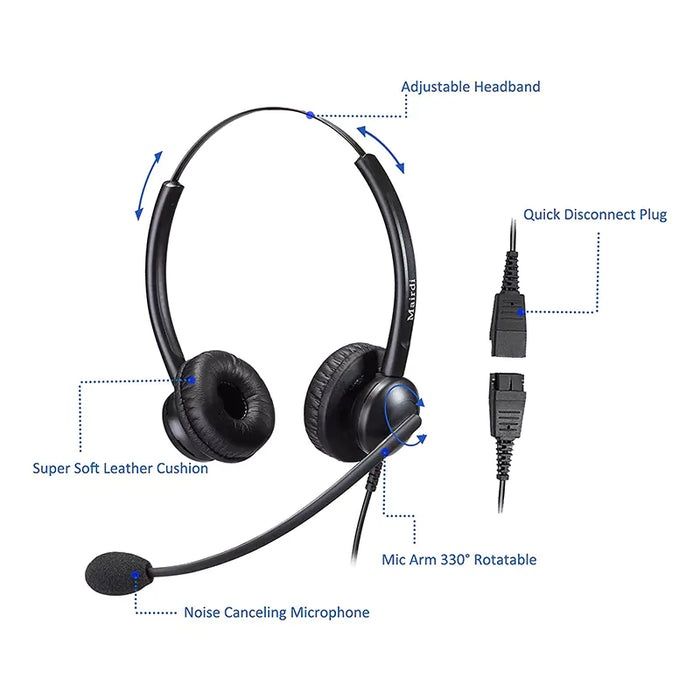 MAIRDI M510 Profesjonalny Zestaw Słuchawkowy Do Call Center