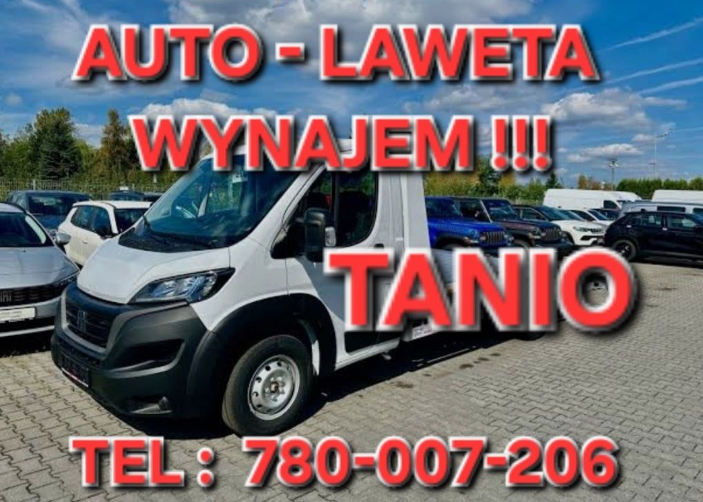 Wynajem Lawety Na Godziny !!!