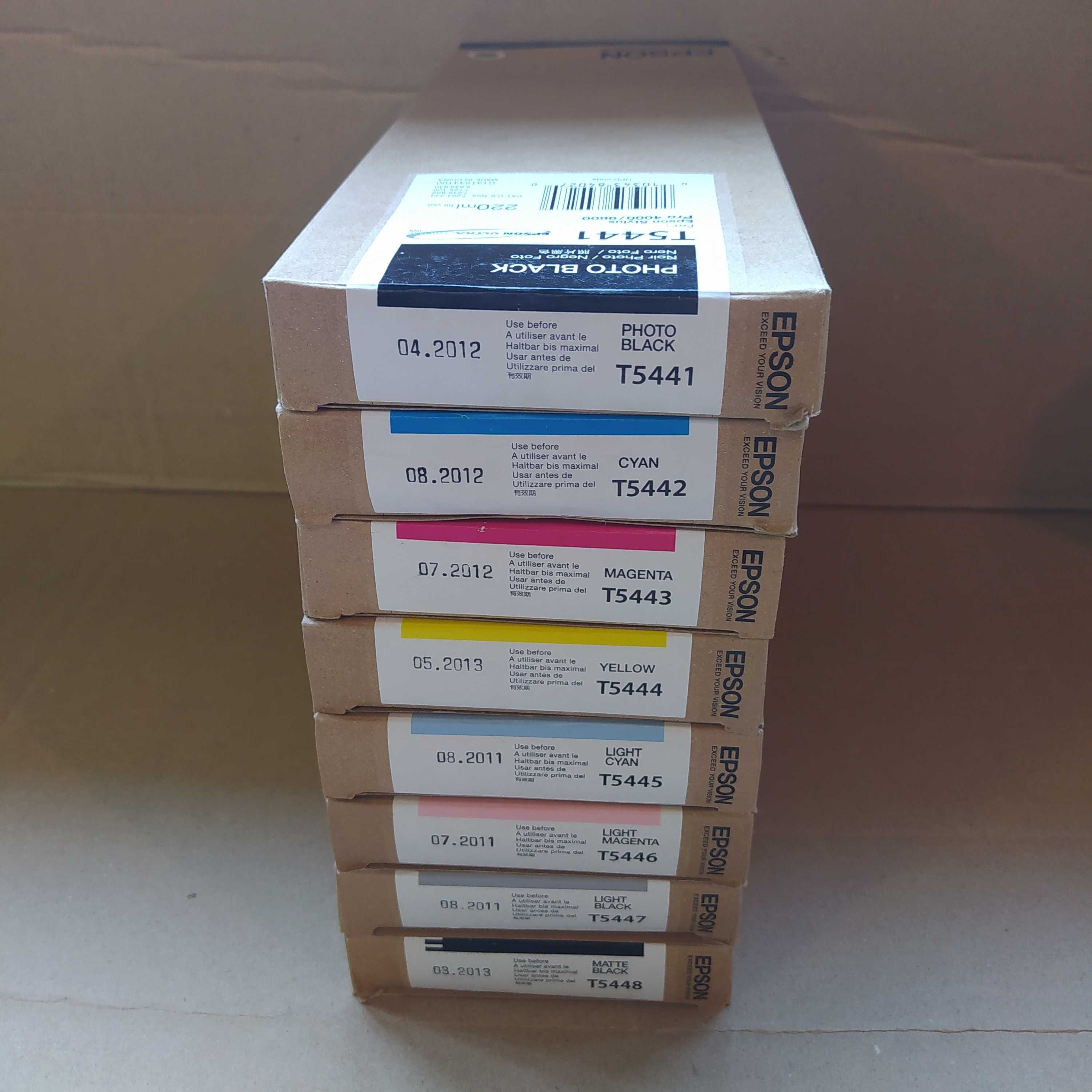 Картридж Epson C13T544100 - C13T544800 ( T5441 - T5448 ) T5431 - T5438