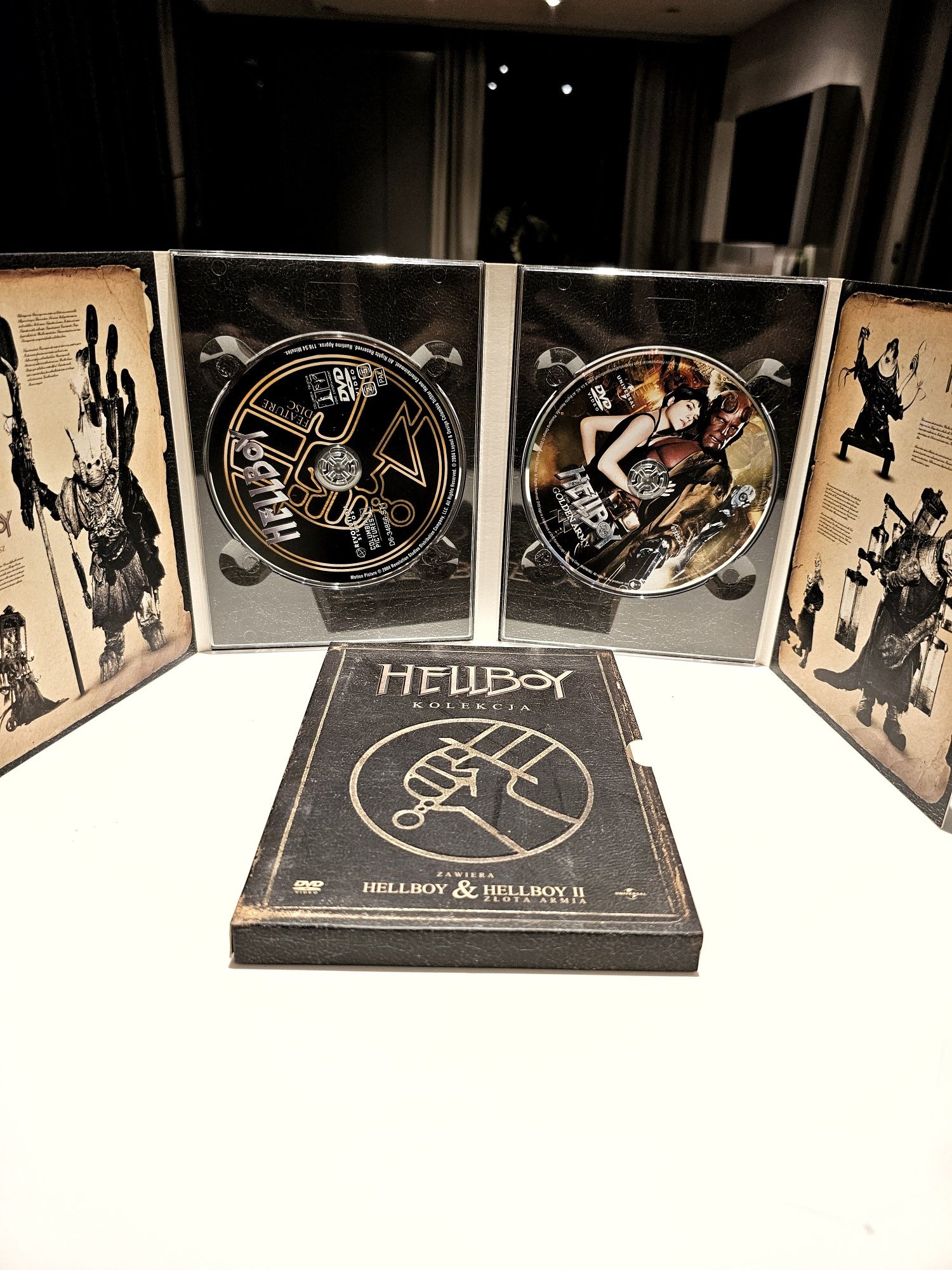 Kolekcja Hellboy + Hellboy złota armia PL box dvd