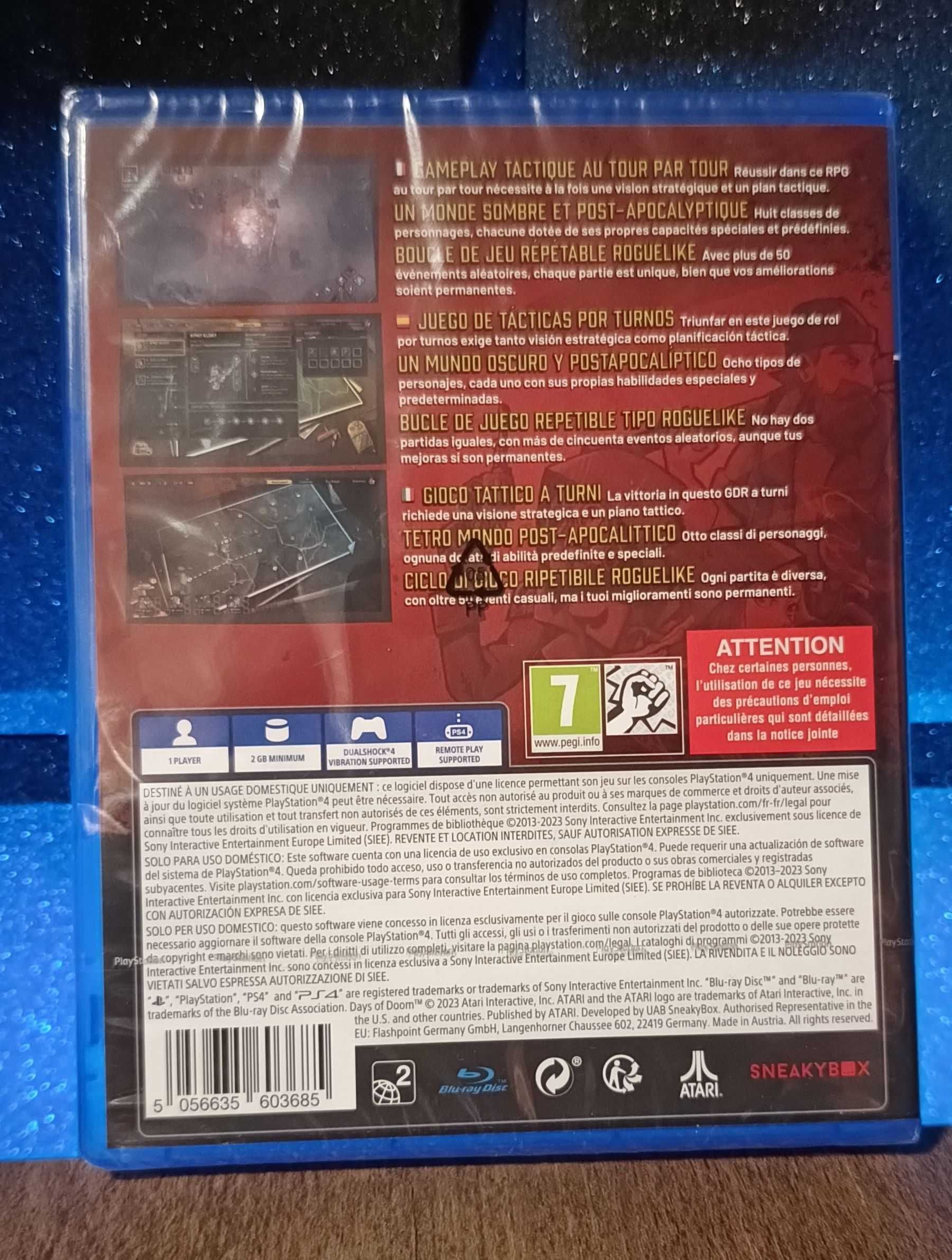 Days of Doom PS4 / PS5 - turowy RPG w świecie post-apo, ambitny