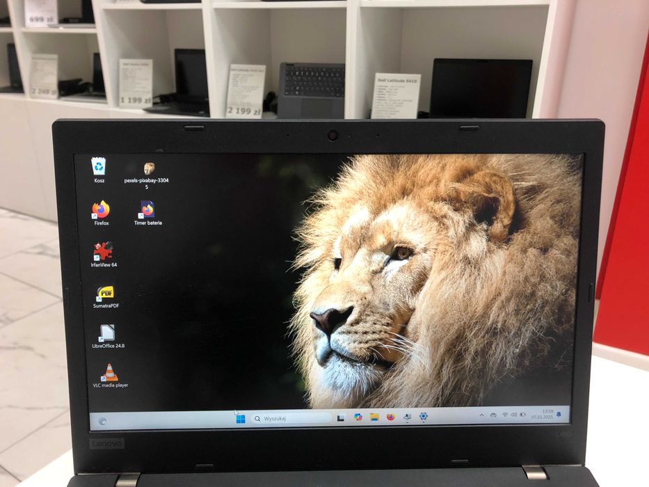 Solidny Lenovo ThinkPad L480 14" i5-8gen 8GB 256SSD IPS FHD Klasa A