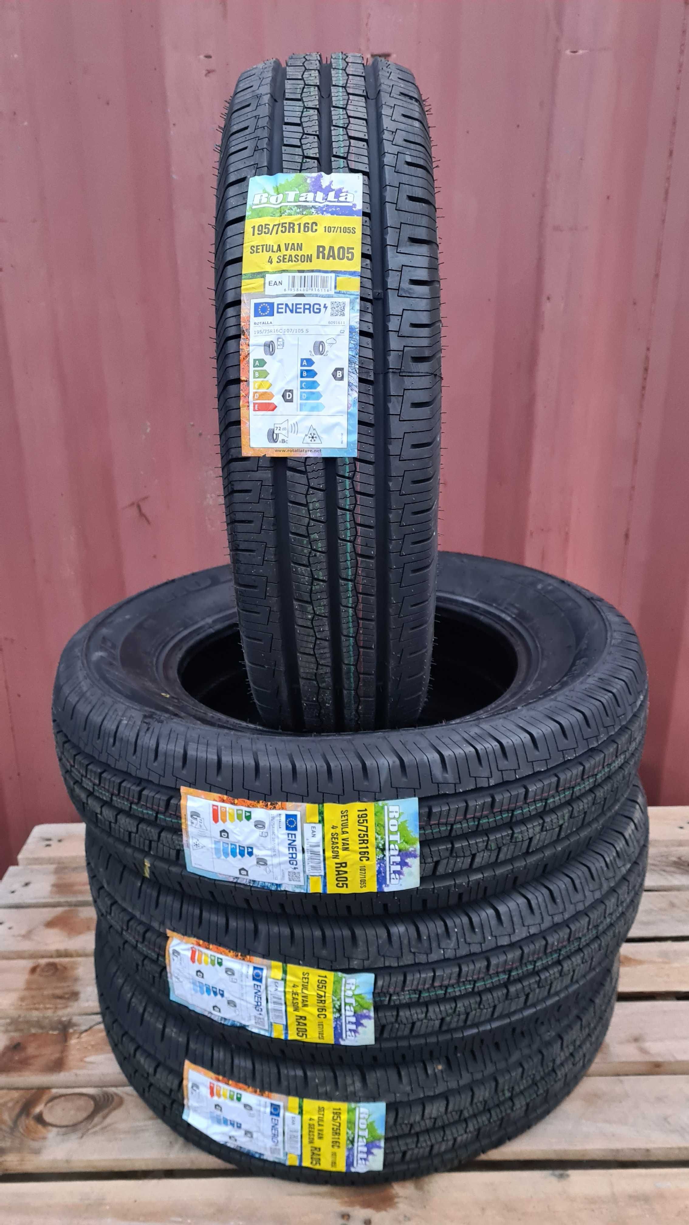 Opona Całoroczna 195/75R16C 107S Rotalla Serula Van 4 Season RA05