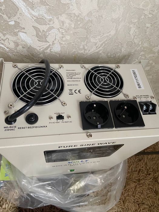 Сонячний Інвертор VOLT Polska sinus PRO-2500S/24V/ДБЖ