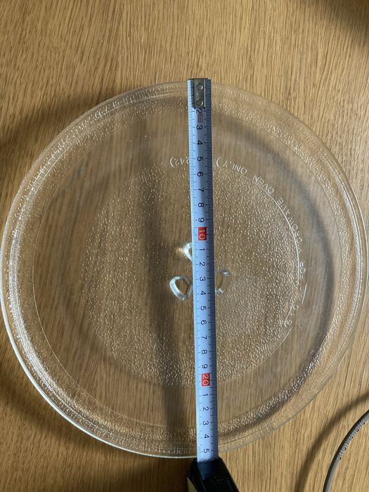 Prato de microondas com 25,5 cm