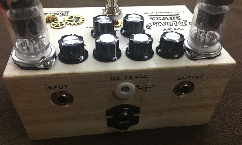 Efekt gitarowy lampowy Kafar TINY DUAL DEVIL preamp/overdrive