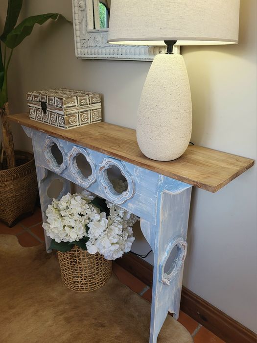 consola, aparador, mesa, movel, rustico