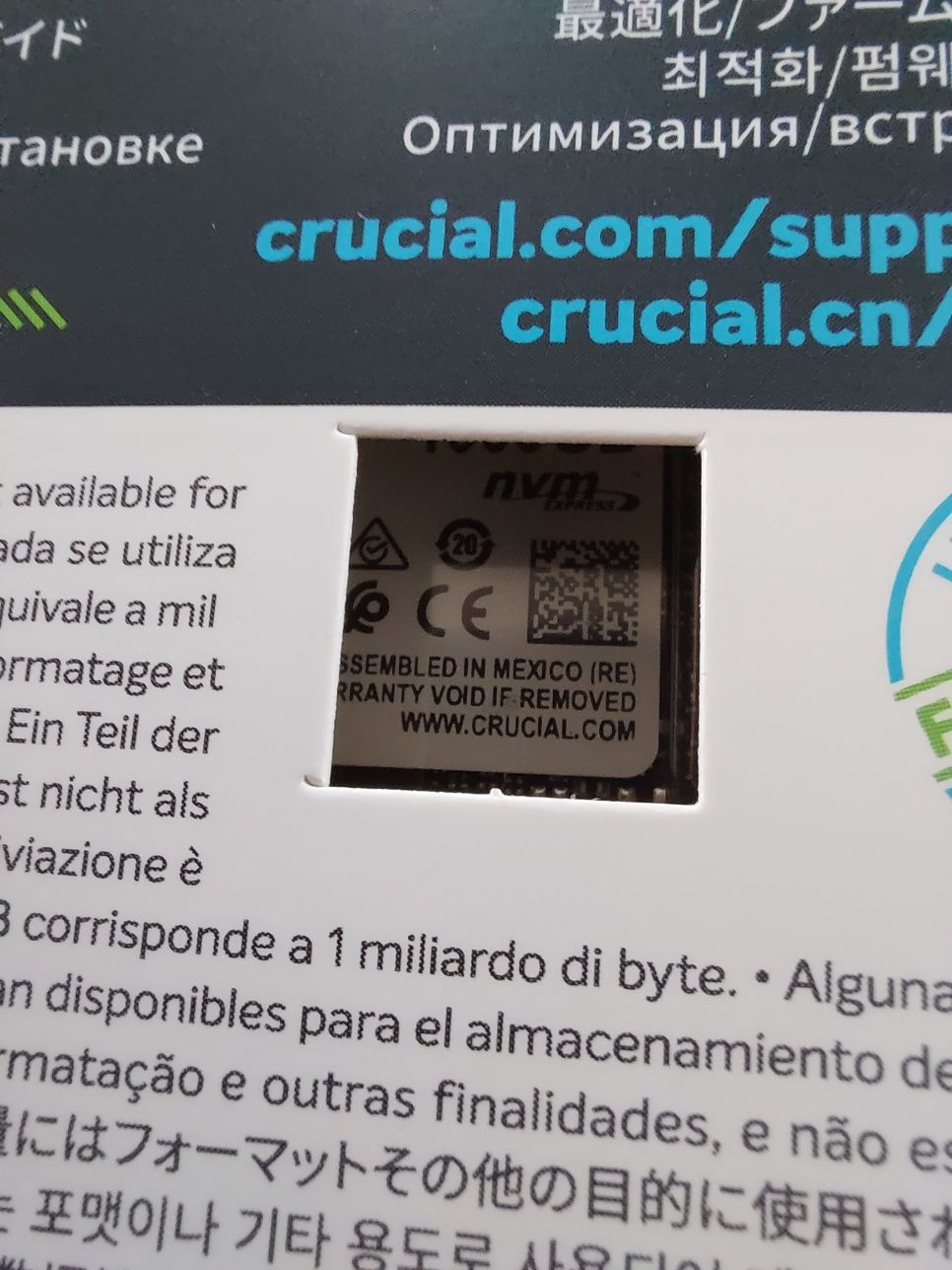 SSD DYSK 1000 GB crucial