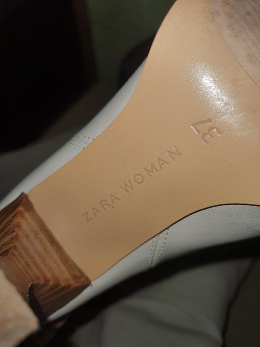 Сапоги ZARA кожаные