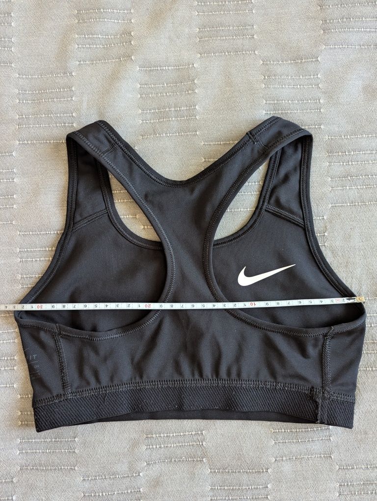 Компрессионный топ женский Nike Dri-FIT Swoosh black/white. S