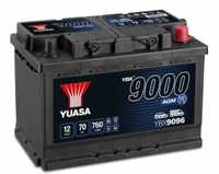 Akumulator YUASA (START-STOP) AGM  70AH 760A