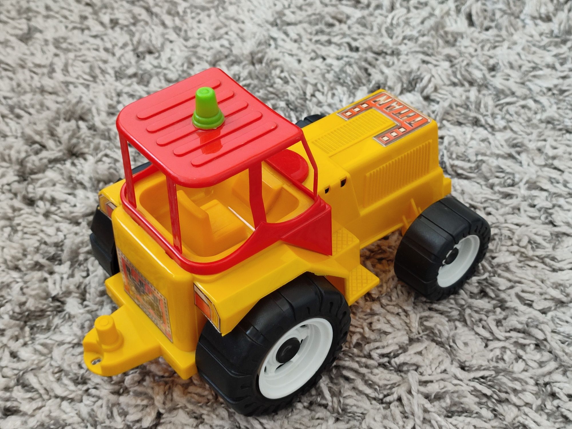 zabawkowe samochody spychacz wader spychacz big farmer i traktor titan