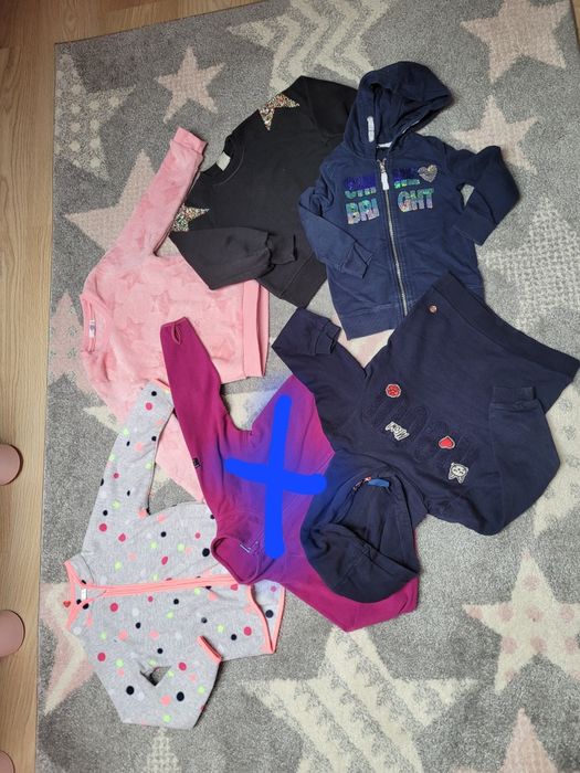 Sukienki spódniczki bluzy spodnie hm f&f smyk rozmiar  110