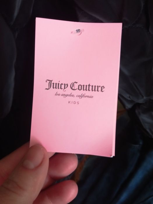 Новый Пуховик juicy couture. Размер указан 14, но маломерит