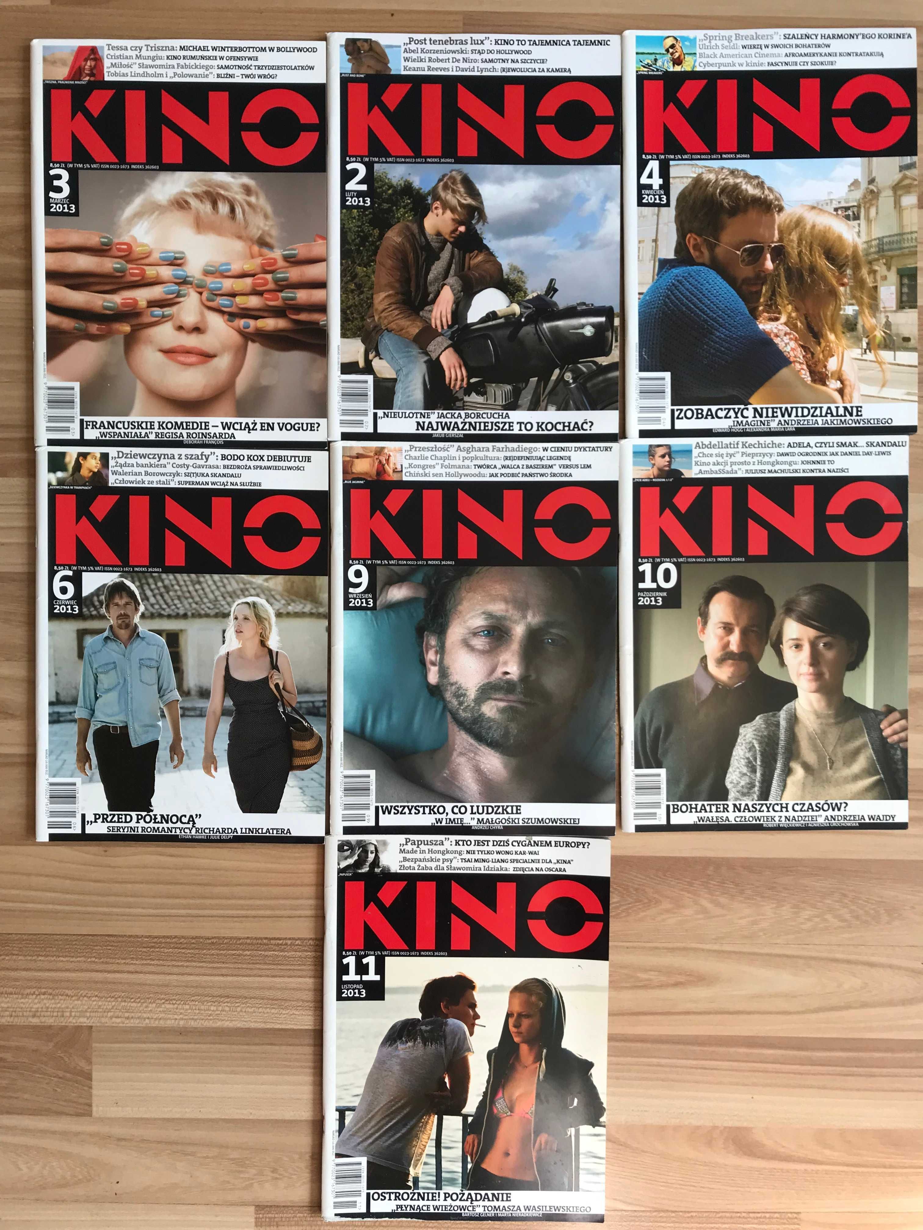 Magazyn filmowy KINO 2013 niepełny rocznik - 2,3,4 6, 9, 10, 11 FILM