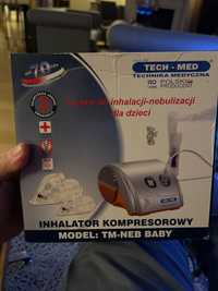 Nebulizator inhalator dla dzieci nowy tech-med super TM-NEB BABY