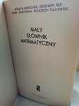 Dla matematyków koneserów Mały słownik matematyczny