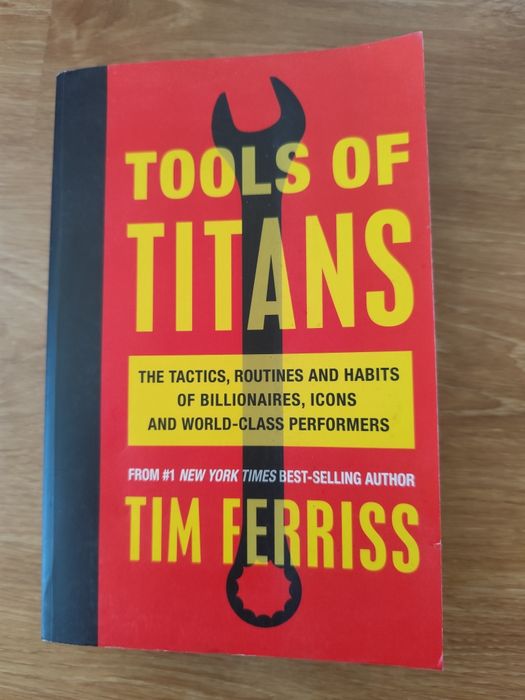 Livro tools of Titans de Tim ferriss