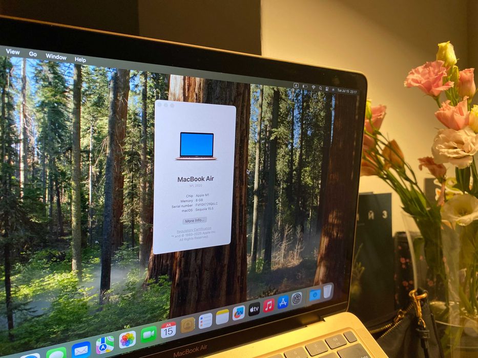 MacBook Air 2022 (Gold) [M1 8gb/256ssd] + НОВИЙ чохол у подарунок