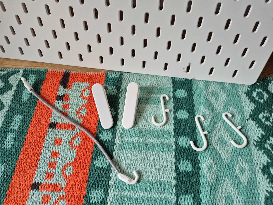 Tablica perforowana ikea SKÅDIS + akcesoria