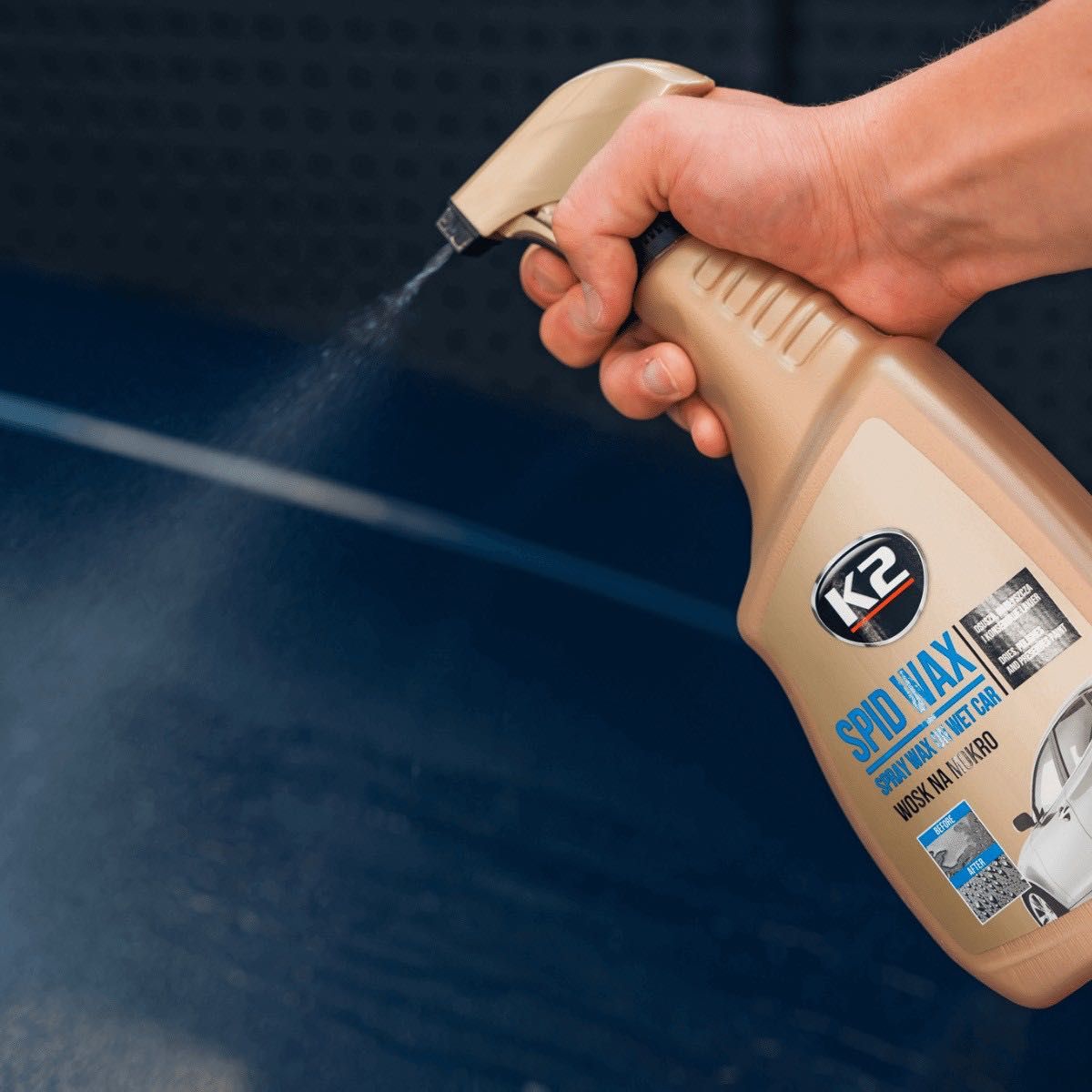 K2 Spid Wax wosk nabłyszczający na mokro 750 ml K087M