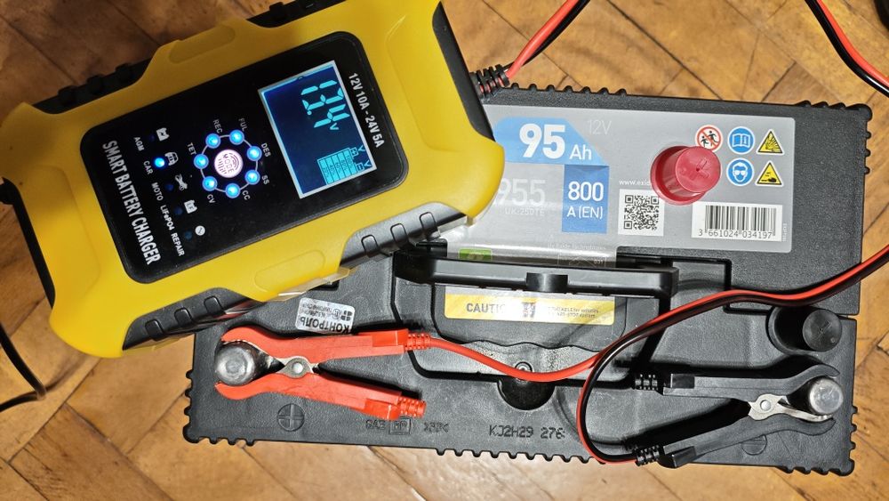 Акумулятор EXIDE PREMIUM 95A (EA955) + новий інвертор + смарт-зарядка