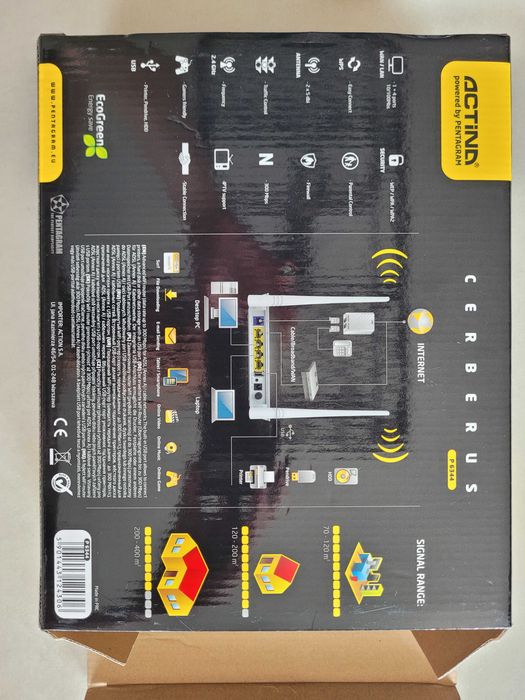 Router Actina by Pentagram P6344 ADSL2, WiFi, 300M, USB
