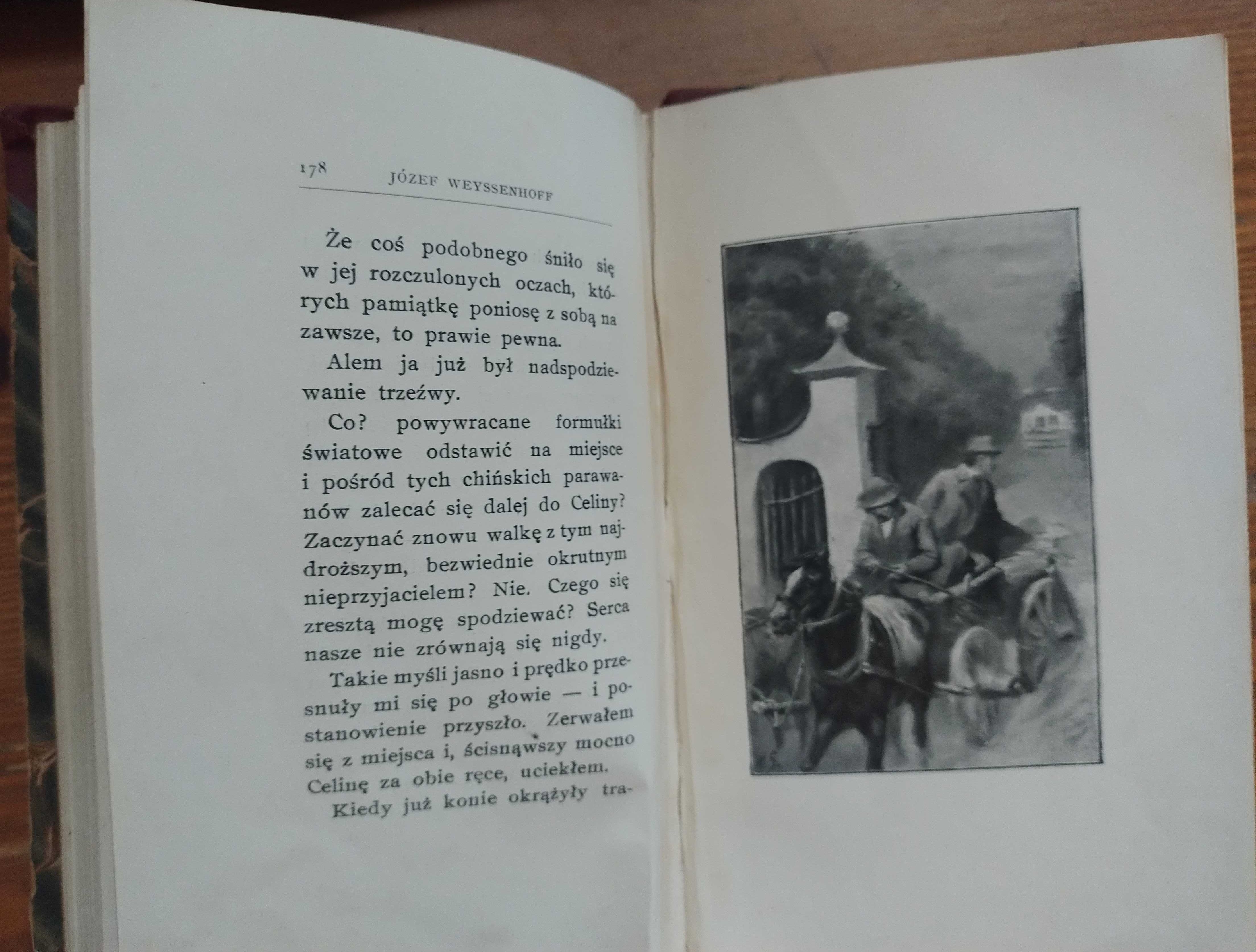 Zaręczyny Jana Bełzkiego  Józef Weyssenhoff, wydanie II, 1904 rok, bdb