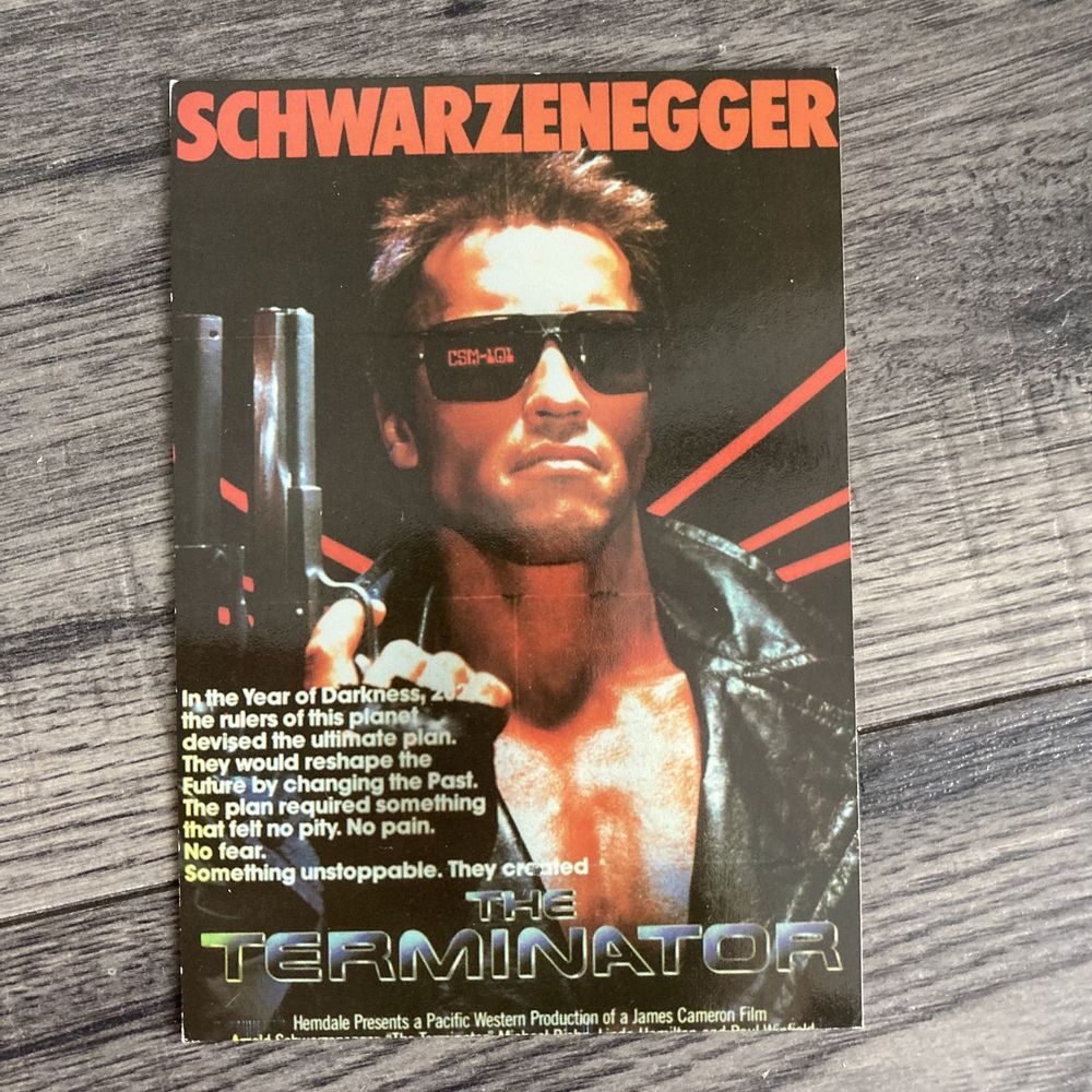 Pocztówka - Terminator - Schwarzenegger