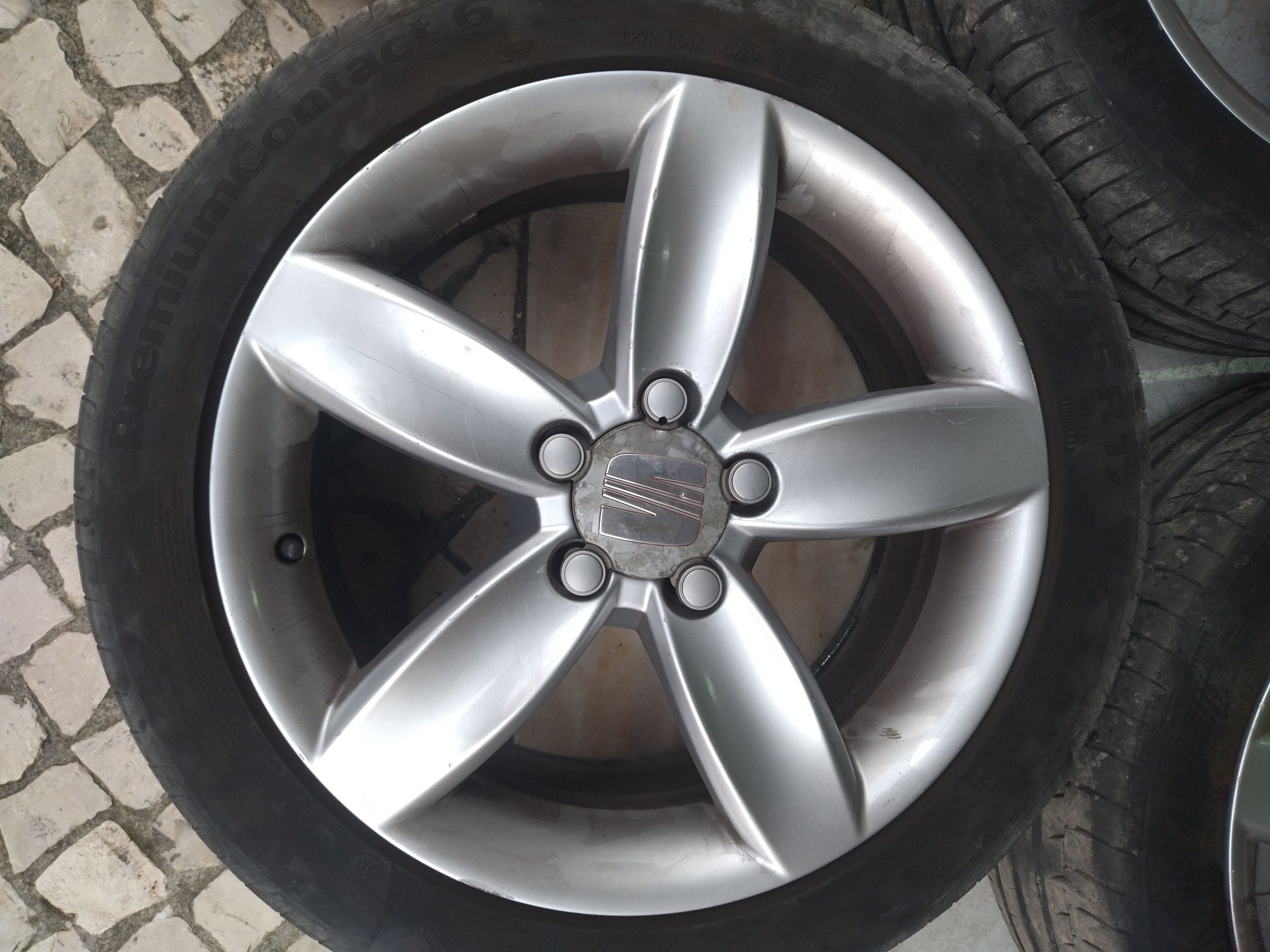 Jantes Seat Leon medida 17" furação 5x112 FR Cupra