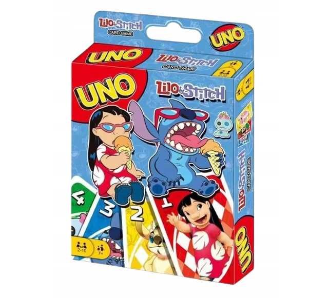 Karty do Gry Uno Stitch Stich Lilo Gra Planszowa Karciana nie flip