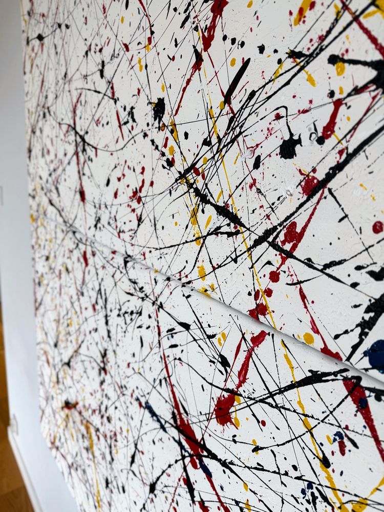 Obraz abstrakcja tryptyk 2x 80x 130cm