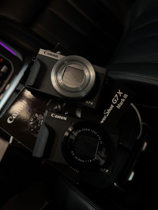 Canon g7x mark iii black , silver